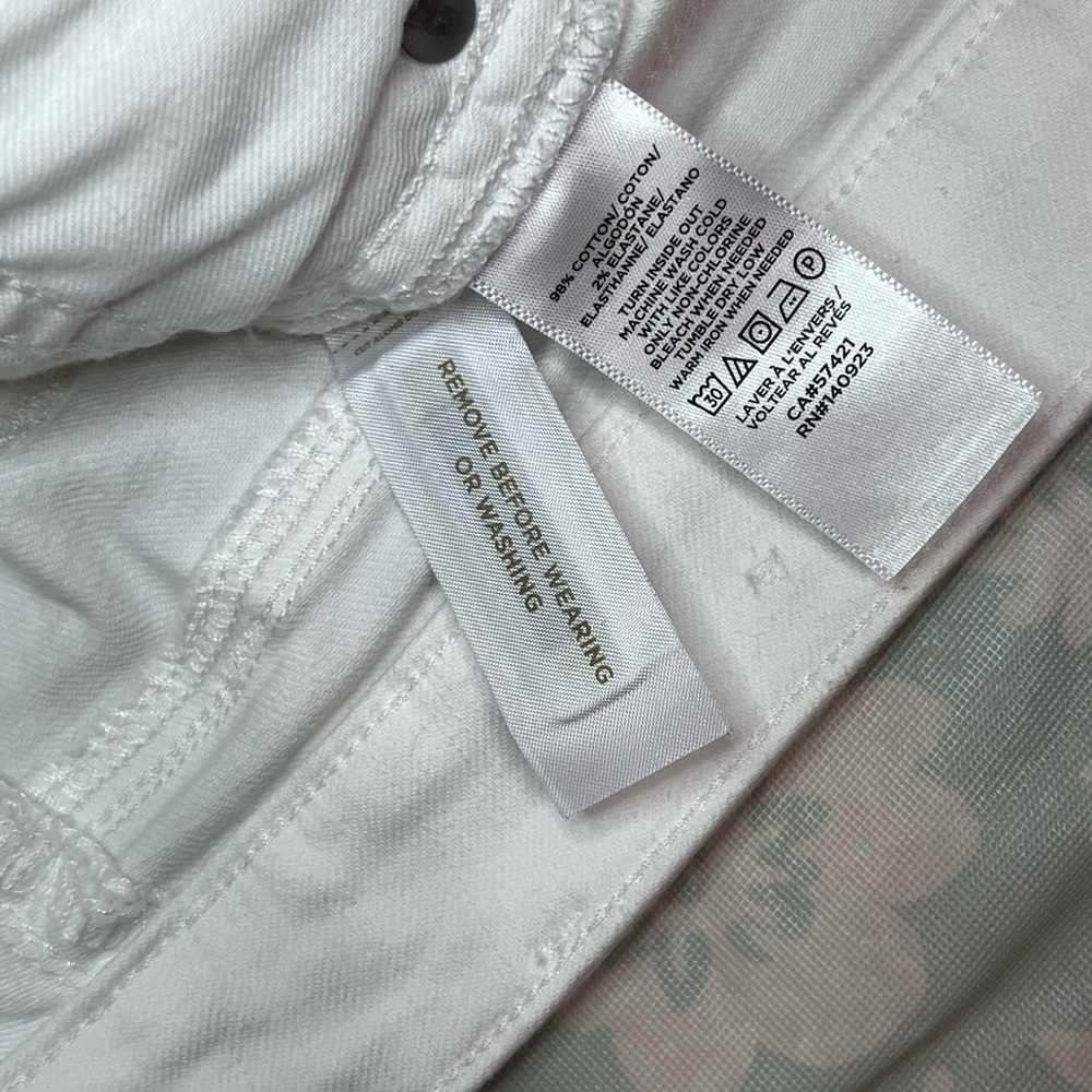 Loft White Curvy Skinny Jeans size 29/8 - Picture 4 of 14
